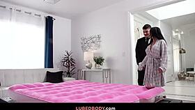 celebrating danae mari's fat dick with extreme slippery lube