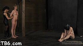 femdom couple competes in hardcore blowjob sucking contest on tight pussy