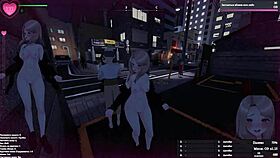 Hentai girl masturbates with dildo in fitting room