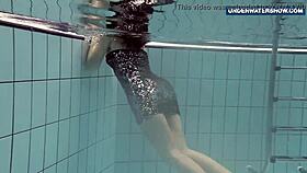 flashing my bright tits underwater got everyone so horny around here