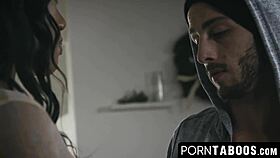 ashley aleigh's wild blowjob ignites steamy interracial pounding