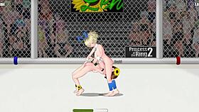 PRINCESS RING 2 MIMI VS RENA LESBIAN WRESTLING CLASH!