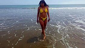 Perverted Old Man Pounds Big Ass Teen On Beach