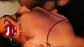 Crossdressing transsexual sneaks quick fun while wife showers nearby