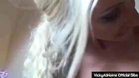 Vicky Vette and Puma Swede grind pussies hard, strap-on plunging deep in their cougar european fuck frenzy
