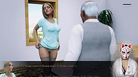 secretary in stockings fulfills 15 rough outdoor office upskirt requests