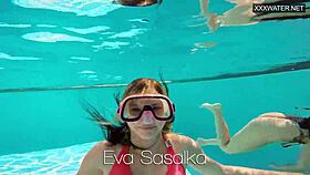 Hey, check out Eva Sasalka and Jason's underwater fuck session!