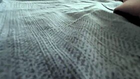 blonde teen catches guy jerking helps with tight pussy ride orgasm