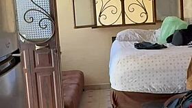 get ready naked with me as muscular mexican voyeur watches homemade