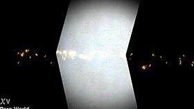 Russian Brunette in Lingerie Spreads Shaved Pussy Wide Open