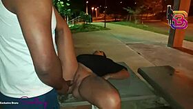 check out handling this huge cock outdoors rs rs