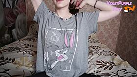 rubbing my puffy nipples till i explode in hard orgasm joi