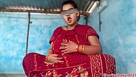 desi babe lounges alone craving intimate connection