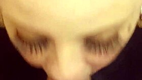 White slut bends over for slow motion backshots on fat black cock, she's the perfect wet whore pov