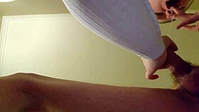 i deepthroat his throbbing cock then take his creampie deep in my pussy close up