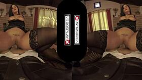 Katrina Jade sorcerer cosplay VR bent over doggy cowgirl pussy ride piercing tattoos