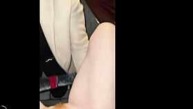 God, this gorgeous redhead's tight ass loves my huge bbc creampie