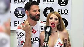 michu teases huge tits and ass in sexy casting interview