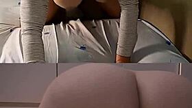 Cuck in chastity watches wife get fucked! 😈👀