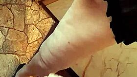 Girlfriends quiver with pleasure masturbating kitchen close-up