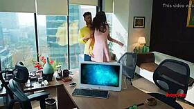 Rachel White and Riya Ren caught bending over for cheating doggystyle sex