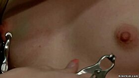 cheating student bound in bdsm gets her ass strapon-fucked by dominant milf