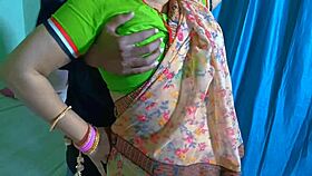 damn! naughty desi slut's foreplay explodes into wild bed fuck