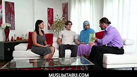 Hijab Babe Audrey Royal Fucks Boyfriend Tyler on Dining Table!