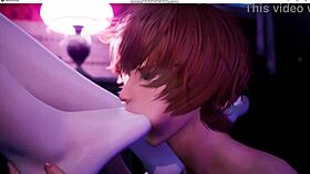 Alice's sexy feet get sucked passionately during steamy sex