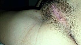 Juicy hairy latina pussy close up wet homemade pov