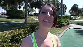 Nikki lavay's tight teen pussy gets roughly pounded in pov as her small tits bounce during nasty hardcore fucking