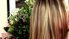 Big Ass Brunette Babe Flashes Panties Under Tiny Miniskirt!