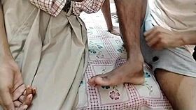 desi schoolgirl's tight pussy tempts with cute brunette homemade fuck