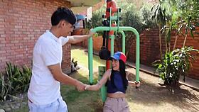 i see you exercising in the park come learn in my room