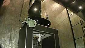 wow, check this big tits blonde milf teasing in see-through miniskirt no panties socks!