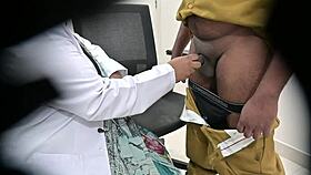 Hidden cam catches Indian lady doctor pleasuring patient in hospital