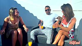 vittoria and pam, two sexy euro milfs get wildly fucked