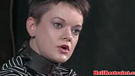 Ever wonder how a restrained sub gags on deepthroat while getting spanked and choked hard?