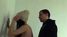 teasing classmate's tight pussy in the entrance before mouth creampie