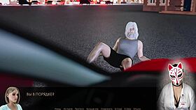 secretary in stockings fulfills 15 rough outdoor office upskirt requests