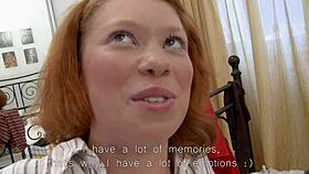 picked up juicy redhead, wrecked her holes with monster toys & cock 😈💦