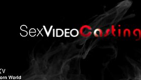 Russian Brunette in Lingerie Spreads Shaved Pussy Wide Open