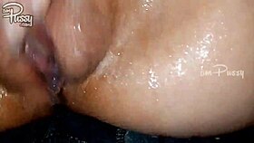 Amateur Solo Girl Fingers Her Dripping Wet Pussy Close-Up Masturbation