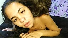 Latina teen's hairy pussy pounded hard and deep