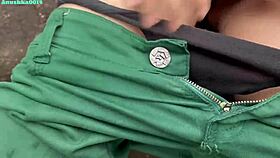 hot indian babe moans loud fucking boyfriend deep in jungle morning outdoors