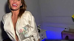 russian milf's perfect body endures rough anal pounding from muscular stud