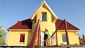 glamour fetish slut in stockings gargles hot piss hardcore hd