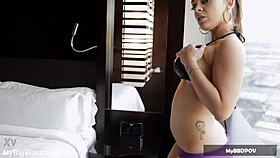 Boldly Stretching Petite French Liza Del Sierra's Tight Holes