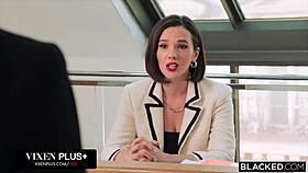 Stefany Kyler and Lia Lin ride Jason Luvs massive BBC