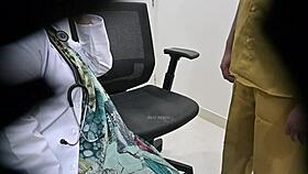 Hidden cam catches Indian lady doctor pleasuring patient in hospital